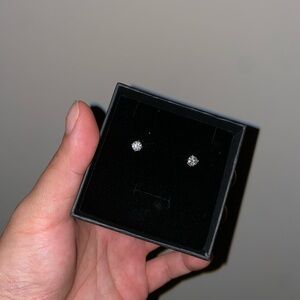 .5 Carat Moissanite Stud Earrings | 925 Sterling Silver